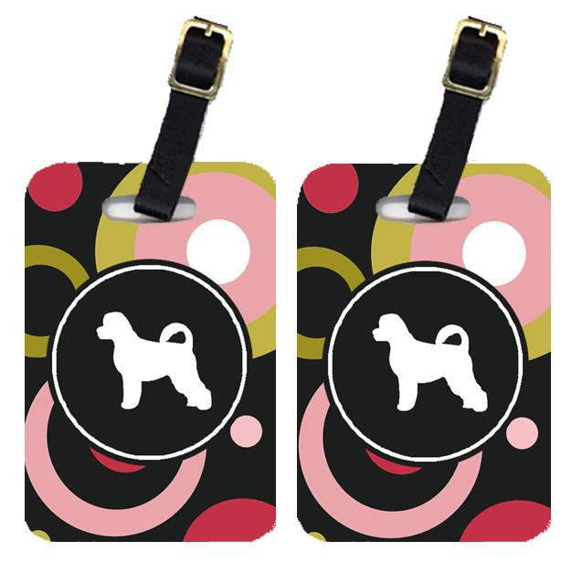 Pair of 2 Portuguese Water Dog Luggage Tags by Caroline's Treasures