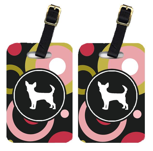 Pair of 2 Chihuahua Luggage Tags by Caroline&#39;s Treasures