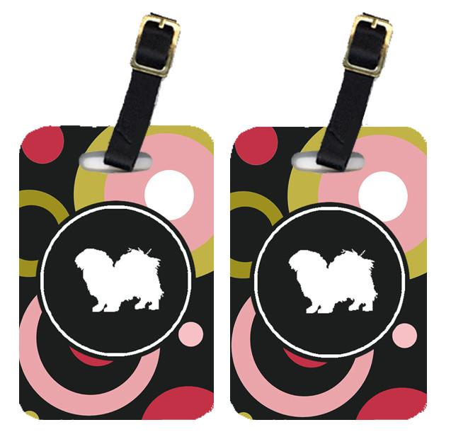 Pair of 2 Tibetan Spaniel Luggage Tags by Caroline's Treasures