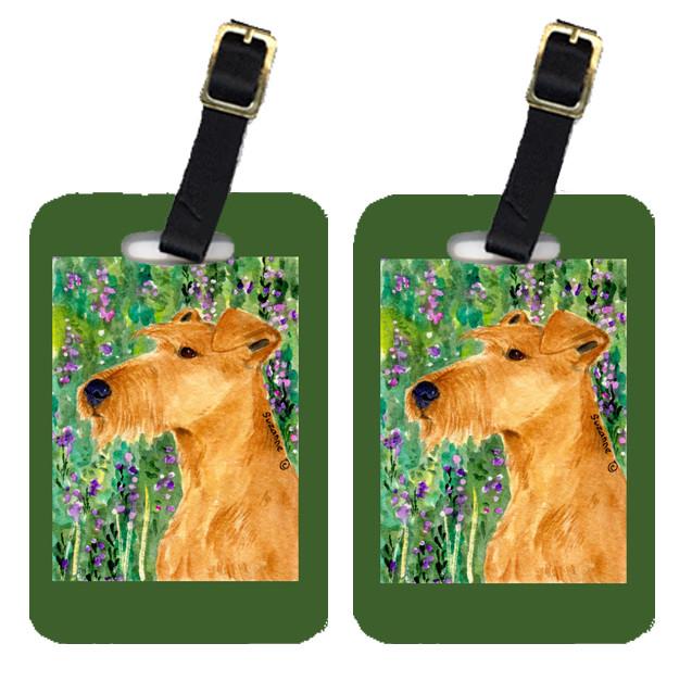 Pair of 2 Irish Terrier Luggage Tags by Caroline's Treasures