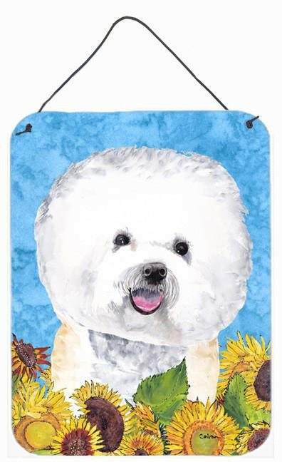 Bichon Frise Aluminium Metal Wall or Door Hanging Prints by Caroline's Treasures