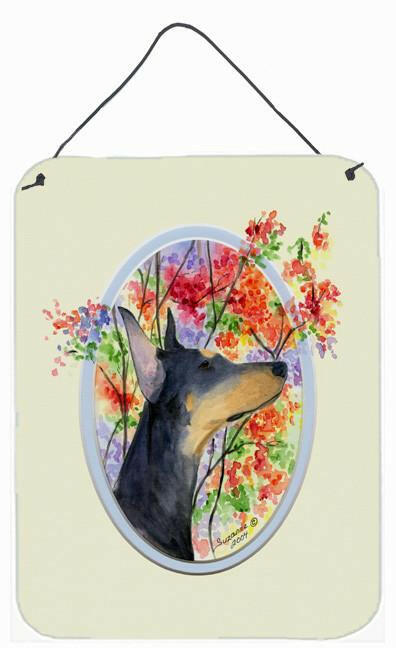 Doberman Aluminium Metal Wall or Door Hanging Prints by Caroline's Treasures