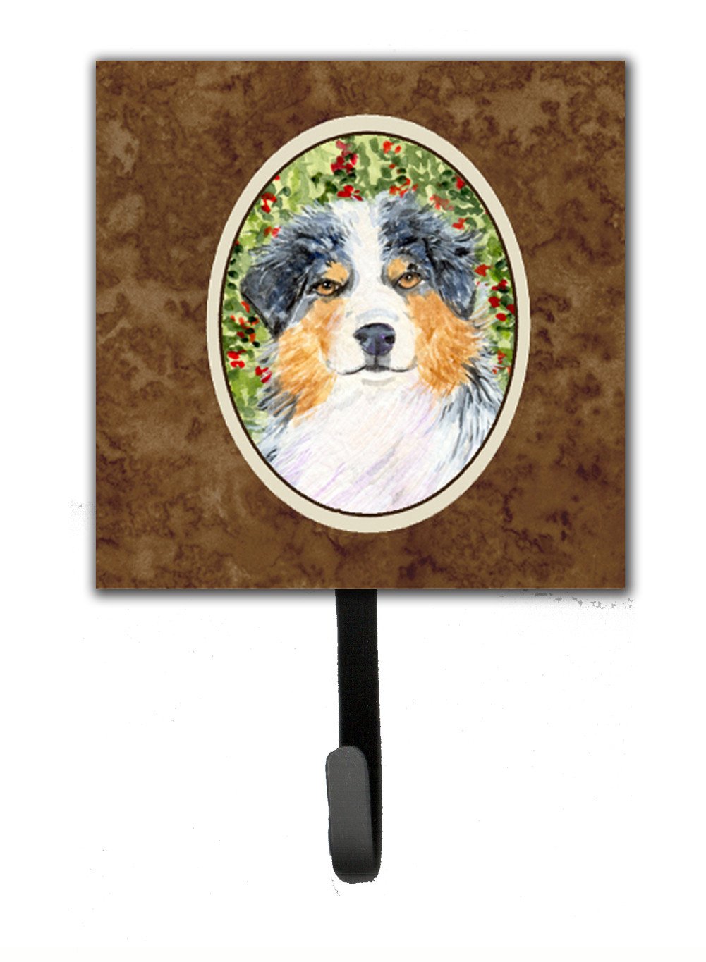 Australian Shepherd Leash Holder or Key Hook by Caroline&#39;s Treasures