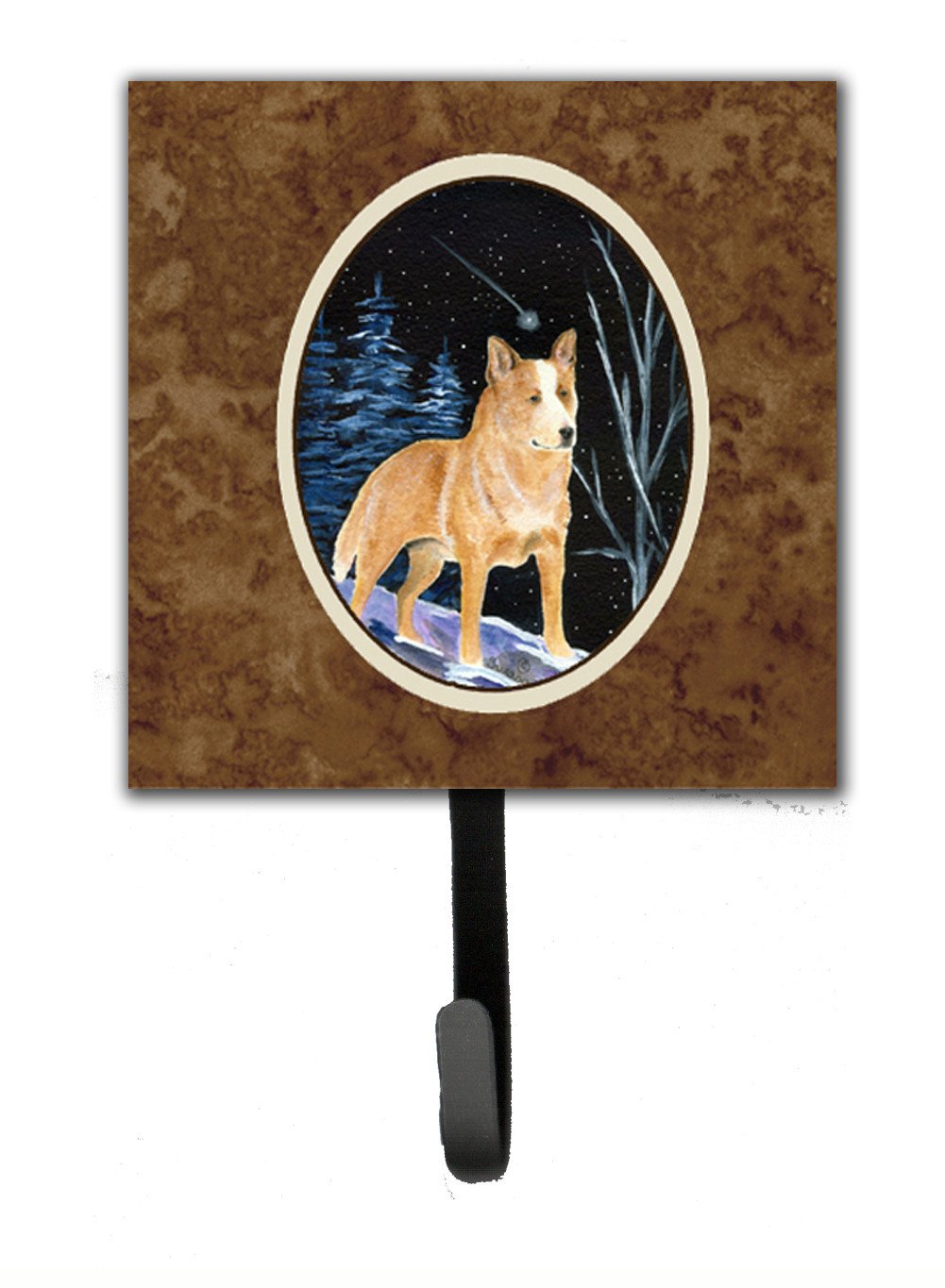 Starry Night Australian Cattle Dog Leash Holder or Key Hook by Caroline's Treasures