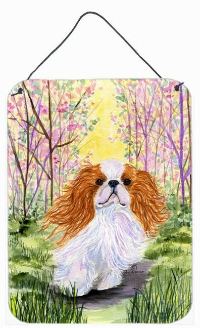 English Toy Spaniel Aluminium Metal Wall or Door Hanging Prints by Caroline's Treasures