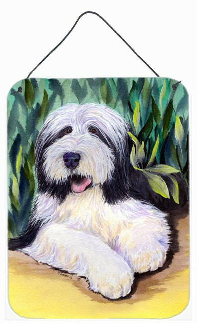 Bearded Collie Aluminium Metal Wall or Door Hanging Prints by Caroline's Treasures