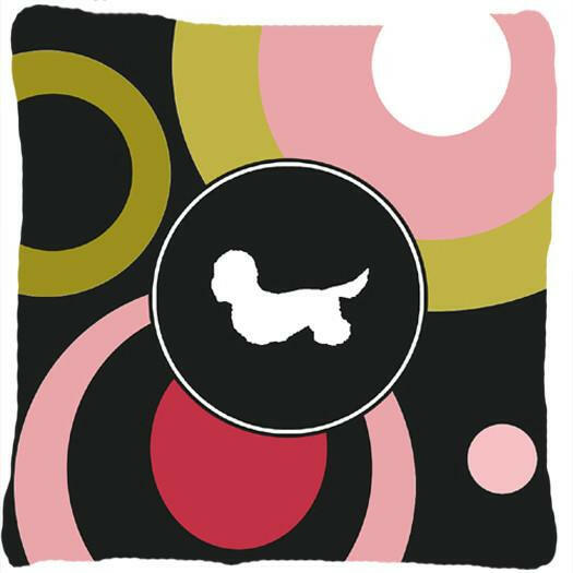 Dandie Dinmont Terrier Decorative   Canvas Fabric Pillow by Caroline's Treasures