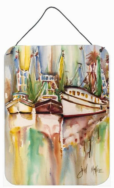 Ocean Springs Deep Sea Fishing Boats Wall or Door Hanging Prints JMK1157DS1216 by Caroline's Treasures