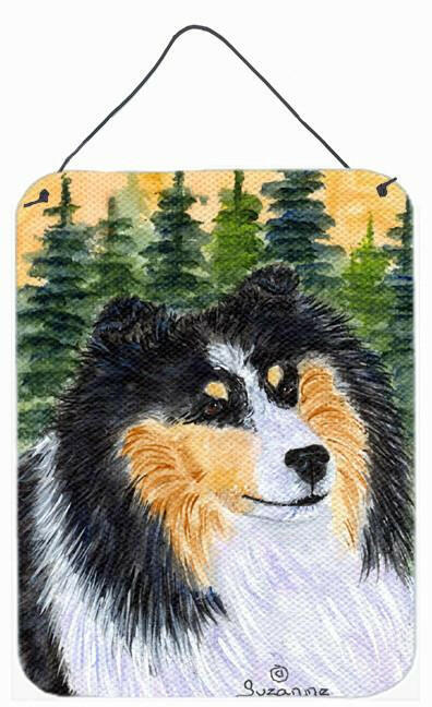 Sheltie Aluminium Metal Wall or Door Hanging Prints by Caroline's Treasures