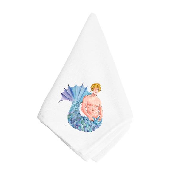 Merman Napkin by Caroline's Treasures