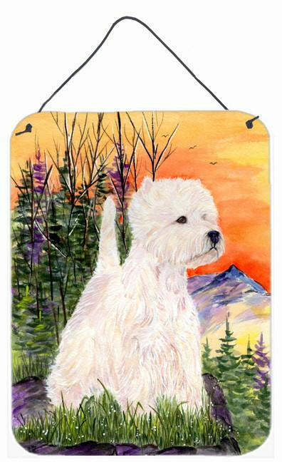 Westie Aluminium Metal Wall or Door Hanging Prints by Caroline&#39;s Treasures