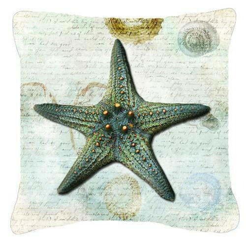 Starfish    Canvas Fabric Decorative Pillow by Caroline's Treasures