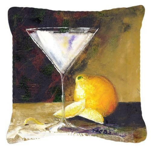 Lemon Martini by Malenda Trick Canvas Decorative Pillow TMTR0035PW1414 by Caroline's Treasures