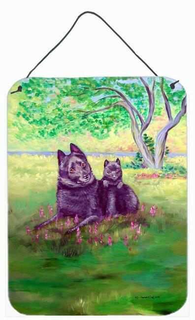 Schipperke Aluminium Metal Wall or Door Hanging Prints by Caroline's Treasures