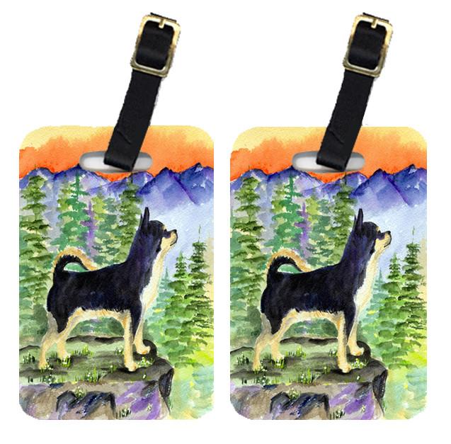 Pair of 2 Chihuahua Luggage Tags by Caroline&#39;s Treasures