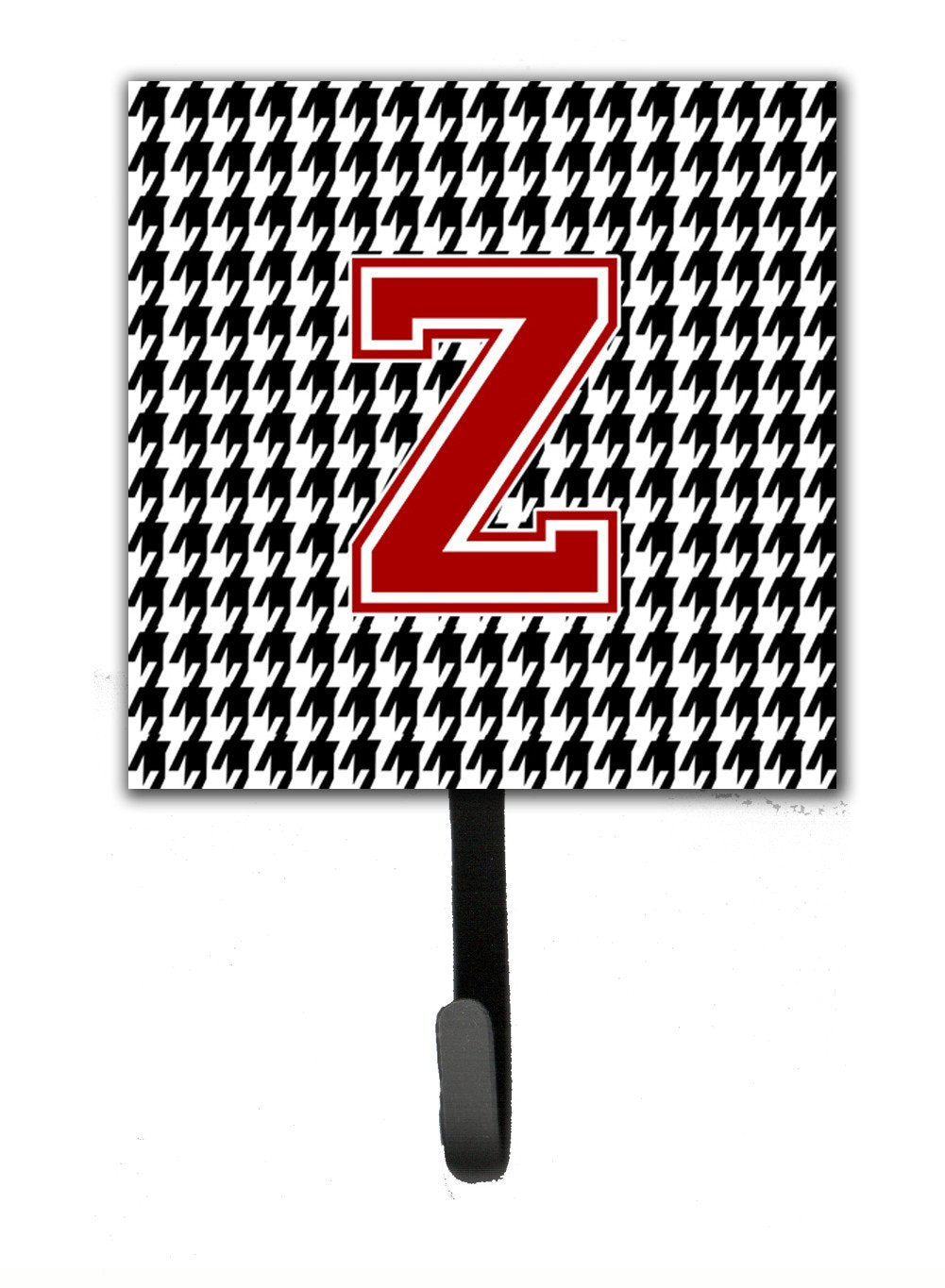 Monogram - Initial Z Houndstooth Leash Holder or Key Hook CJ1021 by Caroline's Treasures