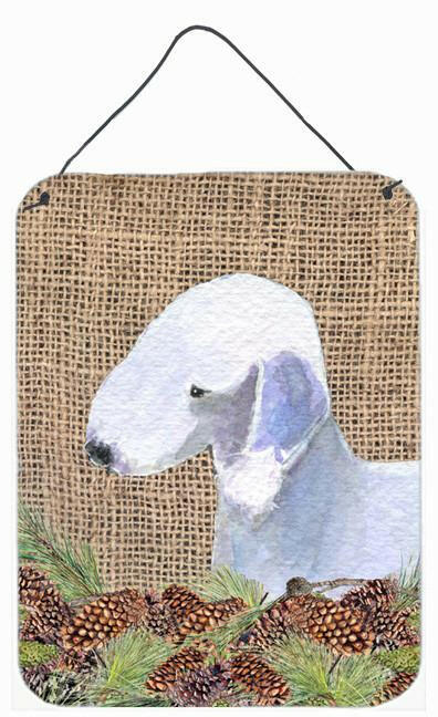 Bedlington Terrier Aluminium Metal Wall or Door Hanging Prints by Caroline's Treasures