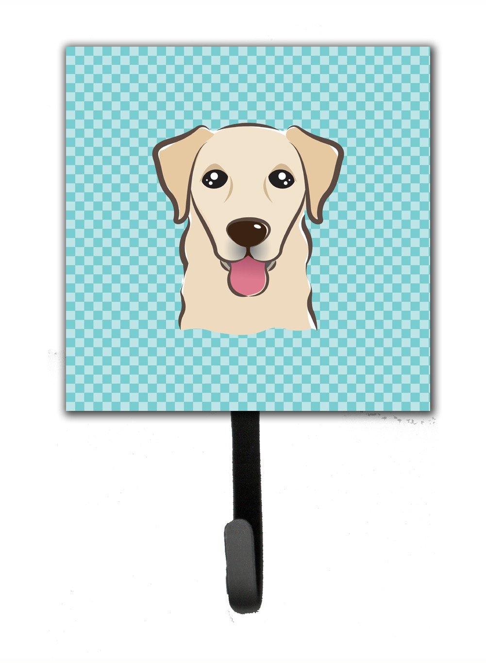 Checkerboard Blue Golden Retriever Leash or Key Holder BB1190SH4 by Caroline's Treasures