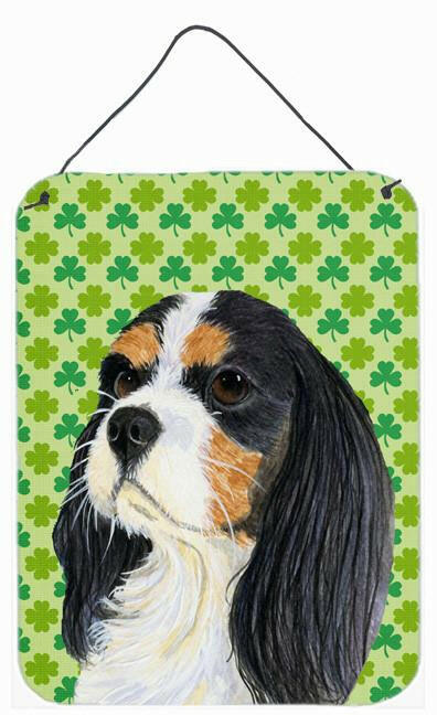 Cavalier Spaniel St. Patrick's Day Aluminium Metal Wall or Door Hanging Prints by Caroline's Treasures