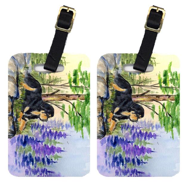 Pair of 2 Tibetan Mastiff Luggage Tags by Caroline&#39;s Treasures