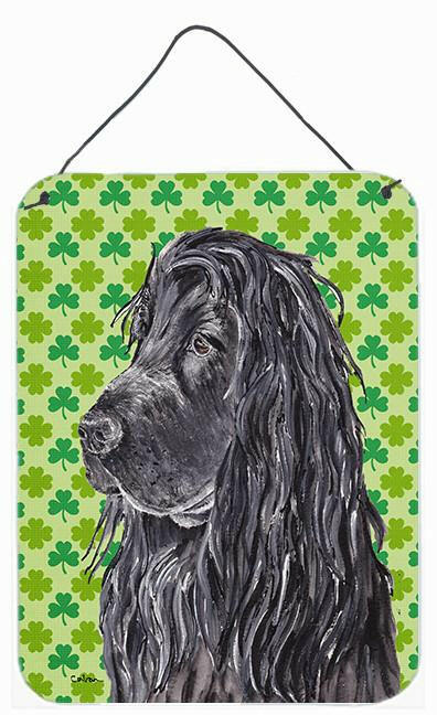 English Cocker Spaniel St Patrick's Irish Wall or Door Hanging Prints by Caroline's Treasures