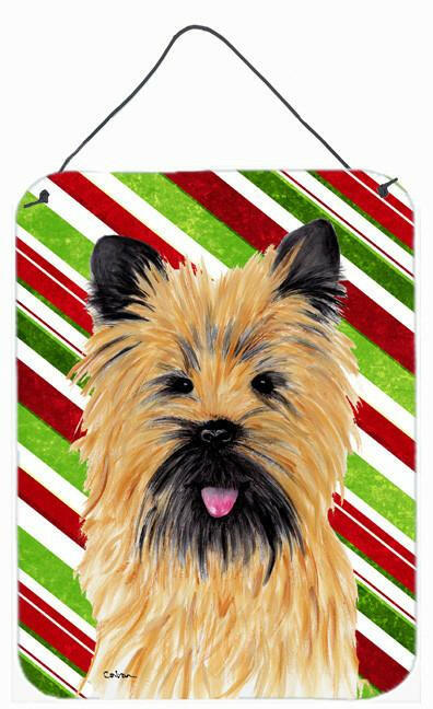 Cairn Terrier  Holiday Christmas Aluminium Metal Wall or Door Hanging Prints by Caroline's Treasures