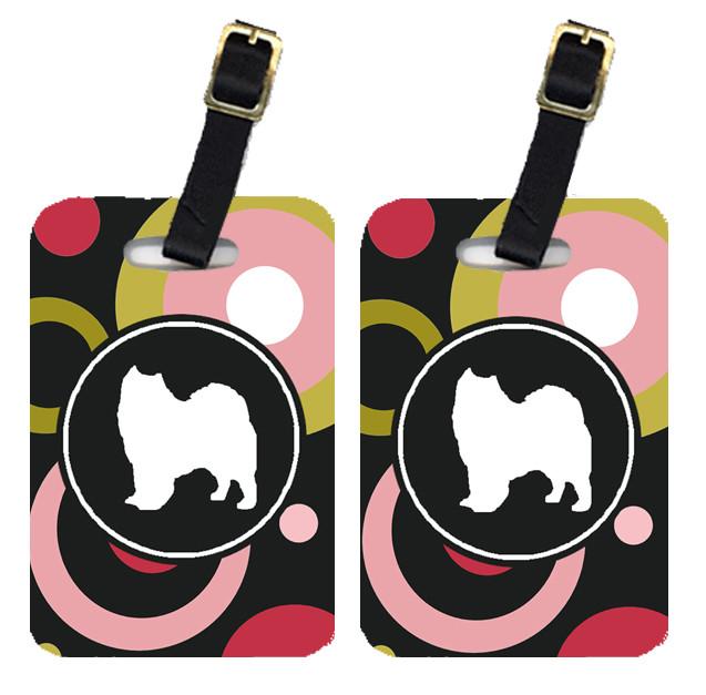 Pair of 2 Samoyed Luggage Tags by Caroline&#39;s Treasures