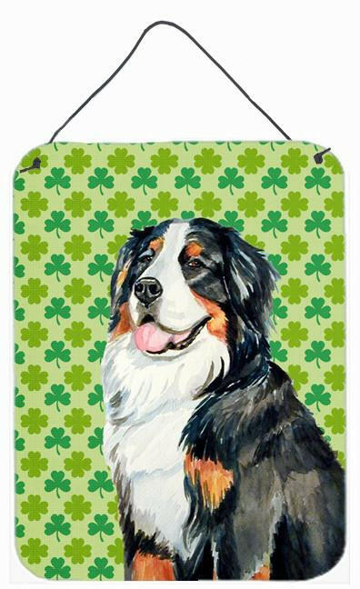 Bernese Mountain Dog  Shamrock Aluminium Metal Wall or Door Hanging Prints by Caroline's Treasures