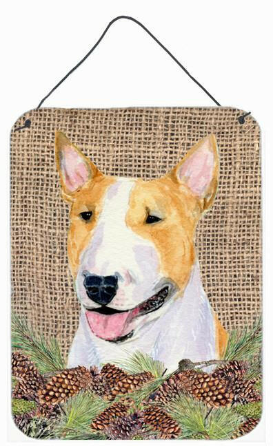 Bull Terrier Aluminium Metal Wall or Door Hanging Prints by Caroline's Treasures