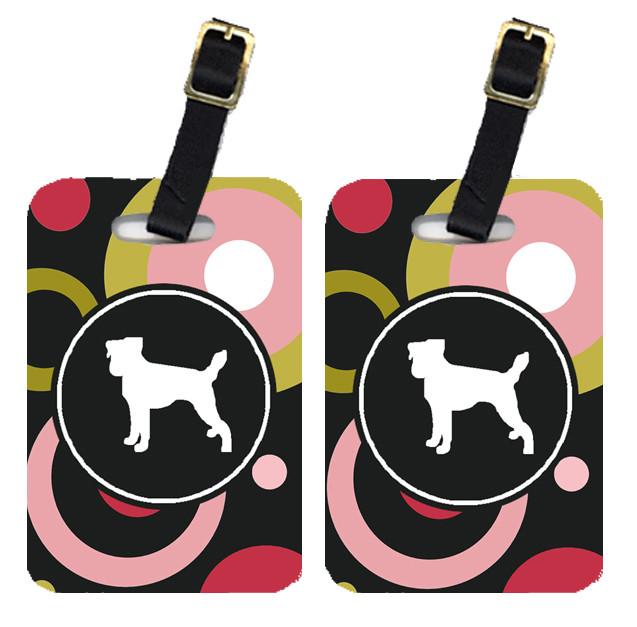 Pair of 2 Jack Russell Terrier Luggage Tags by Caroline's Treasures