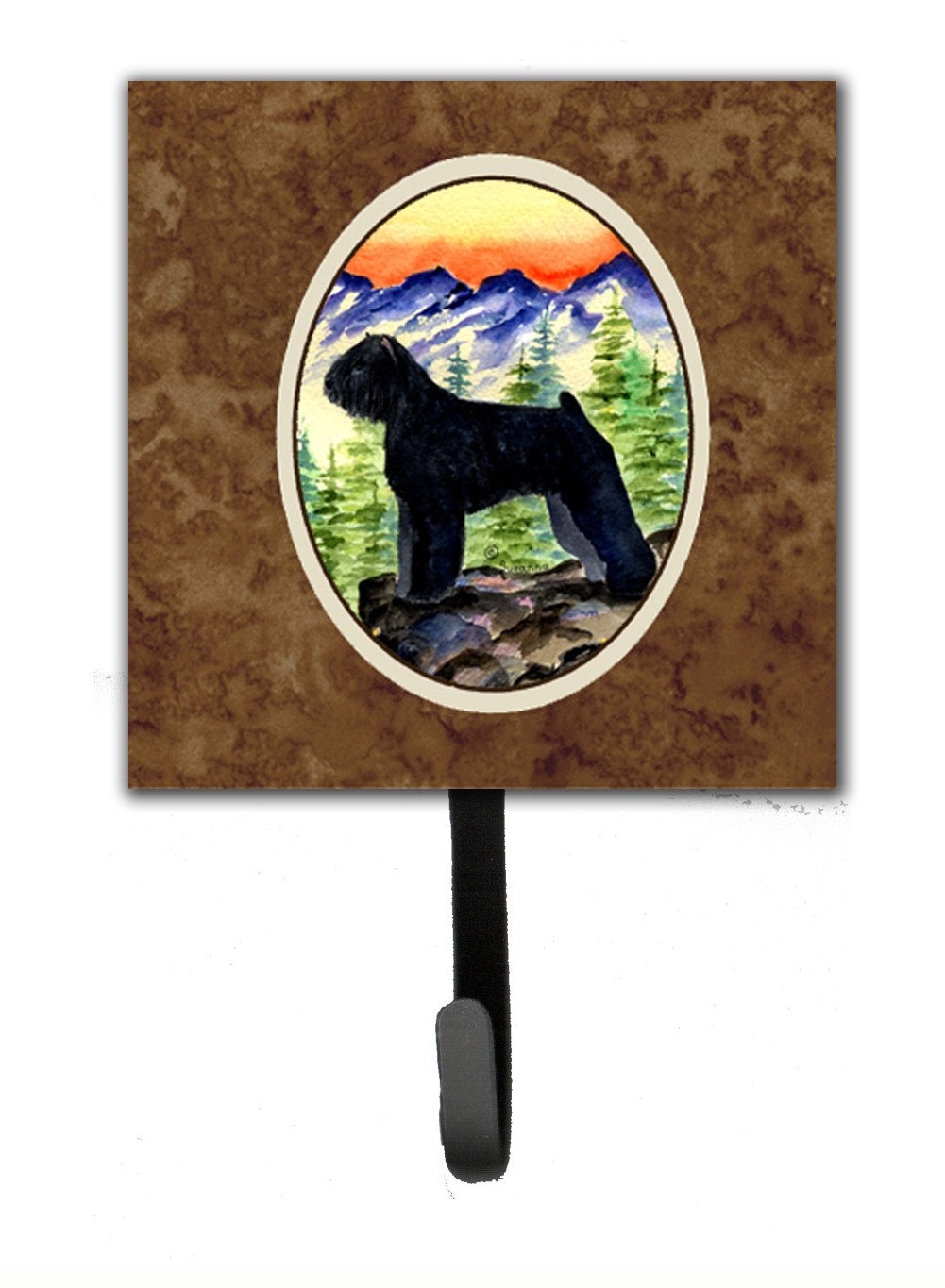 Bouvier des Flandres Leash Holder or Key Hook by Caroline&#39;s Treasures