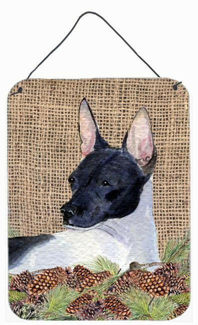 Rat Terrier Aluminium Metal Wall or Door Hanging Prints by Caroline's Treasures