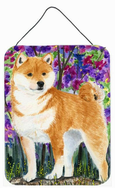 Shiba Inu Aluminium Metal Wall or Door Hanging Prints by Caroline's Treasures