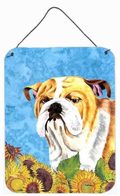 Bulldog English Aluminium Metal Wall or Door Hanging Prints by Caroline's Treasures