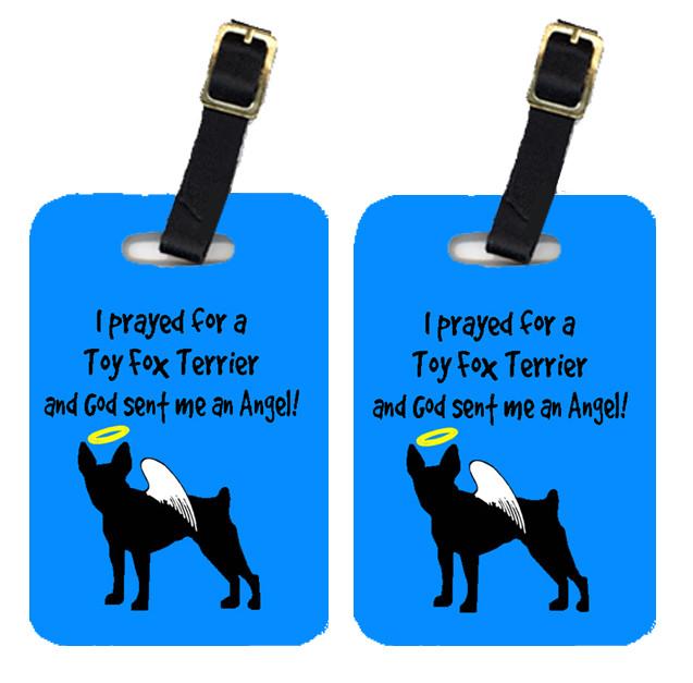 Pair of 2 Fox Terrier Luggage Tags by Caroline&#39;s Treasures