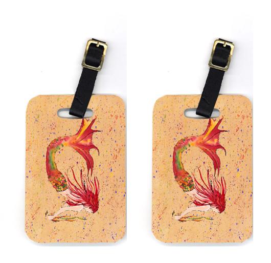 Pair of Mermaid Luggage Tags by Caroline&#39;s Treasures