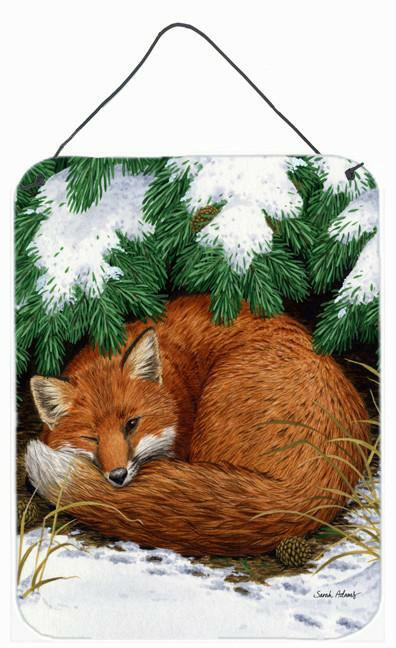 Fox Nap Time Wall or Door Hanging Prints ASA2044DS1216 by Caroline&#39;s Treasures