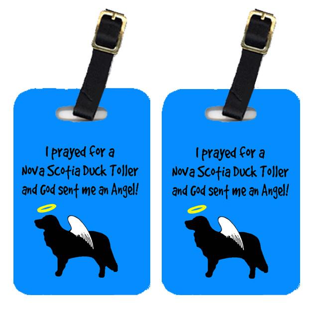 Pair of 2 Nova Scotia Duck Toller Luggage Tags by Caroline's Treasures