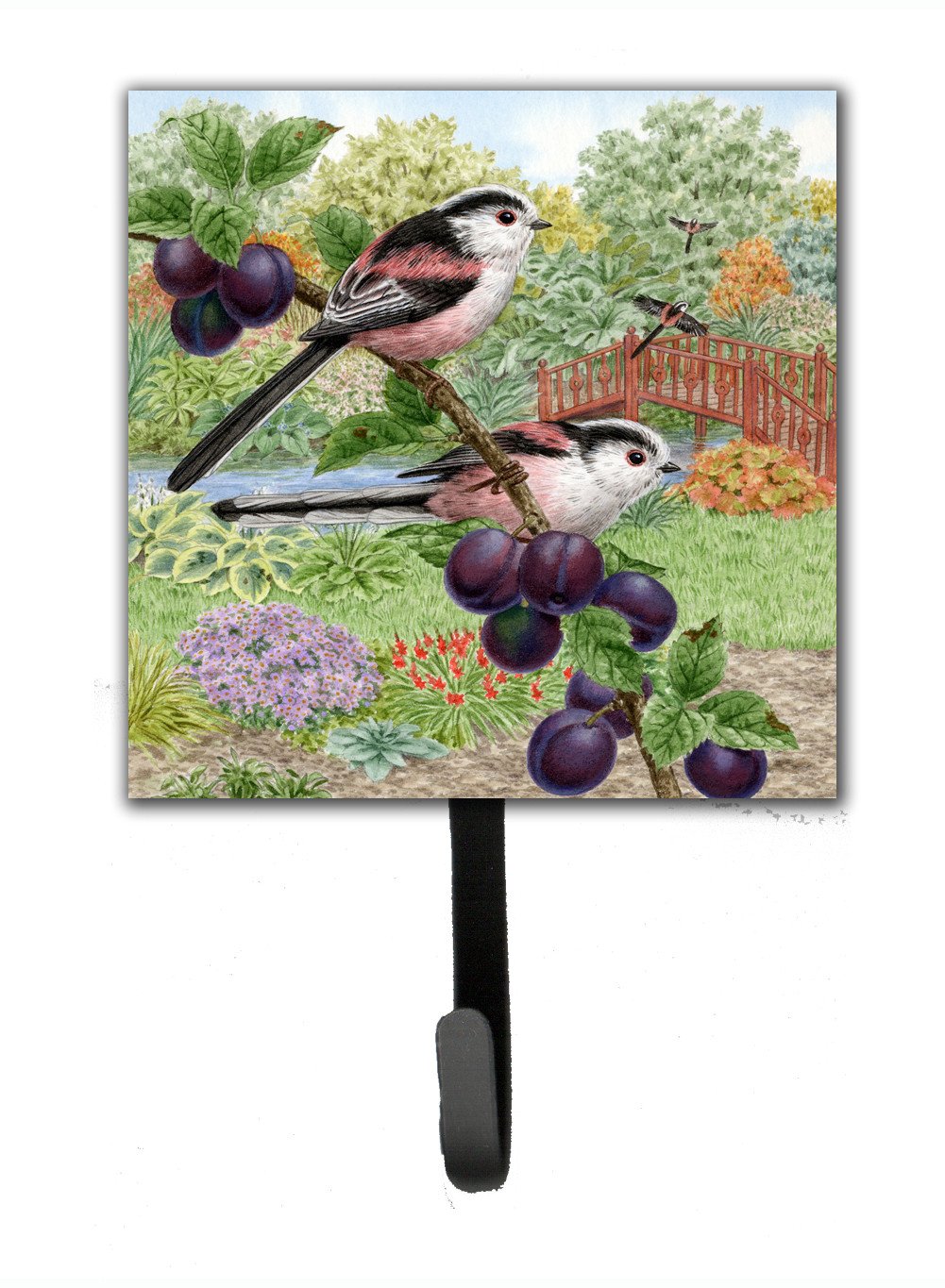 Long Tailed Tits by Sarah Adams Leash or Key Holder ASAD0703SH4 by Caroline's Treasures