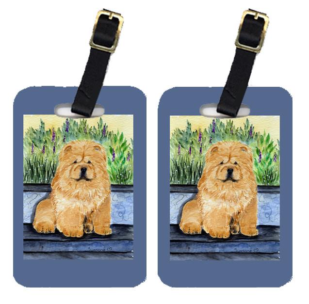 Pair of 2 Chow Chow Luggage Tags by Caroline&#39;s Treasures