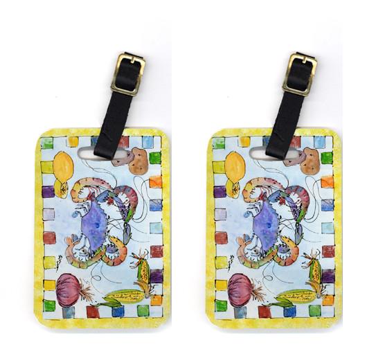 Pair of Crab Luggage Tags by Caroline&#39;s Treasures