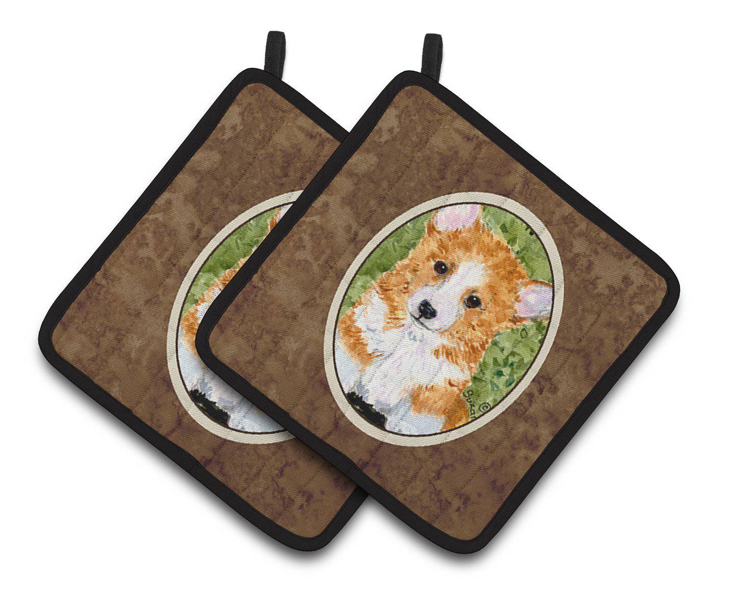 Corgi Pair of Pot Holders SS8710PTHD - the-store.com