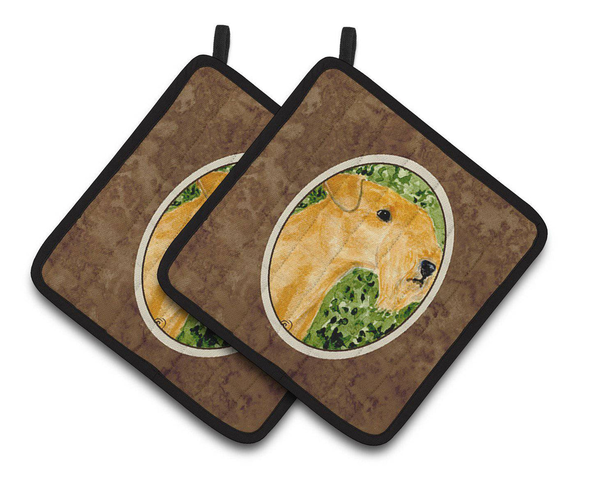 Lakeland Terrier Pair of Pot Holders SS8804PTHD - the-store.com