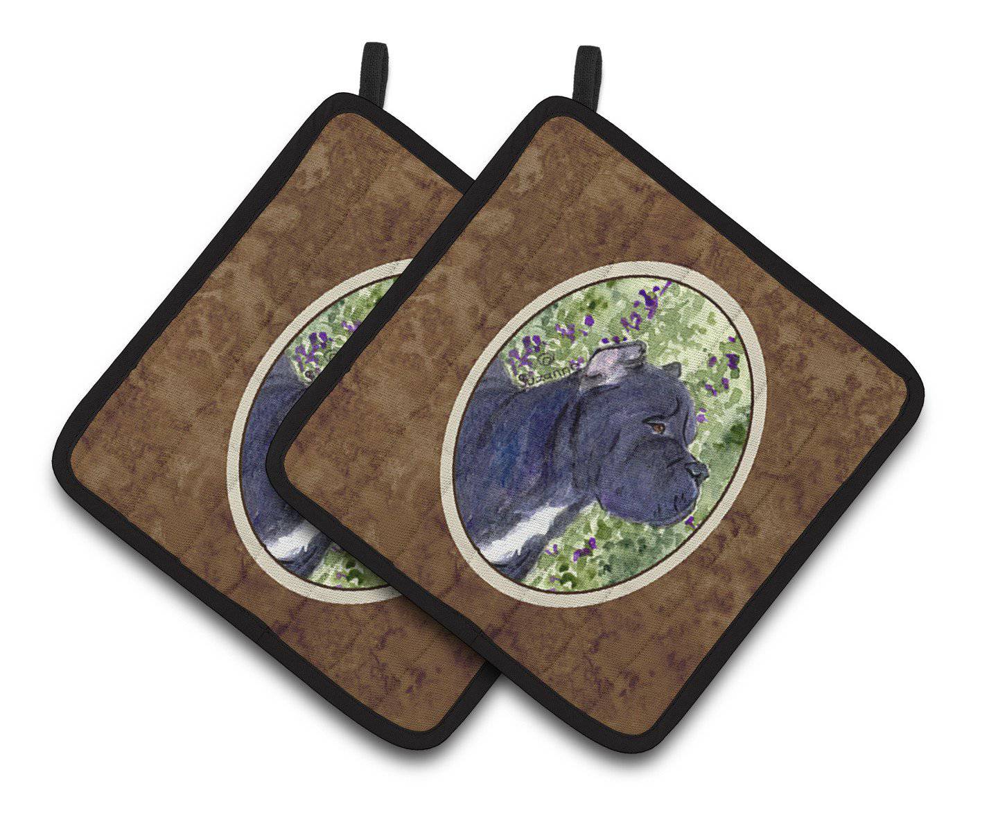 Cane Corso Pair of Pot Holders SS8841PTHD - the-store.com