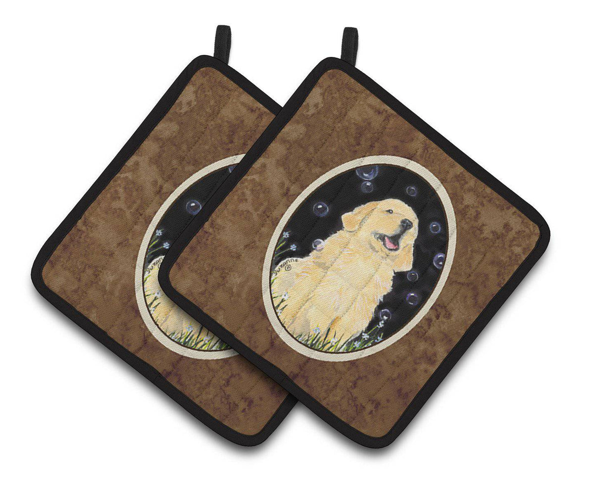 Golden Retriever Pair of Pot Holders SS8939PTHD - the-store.com