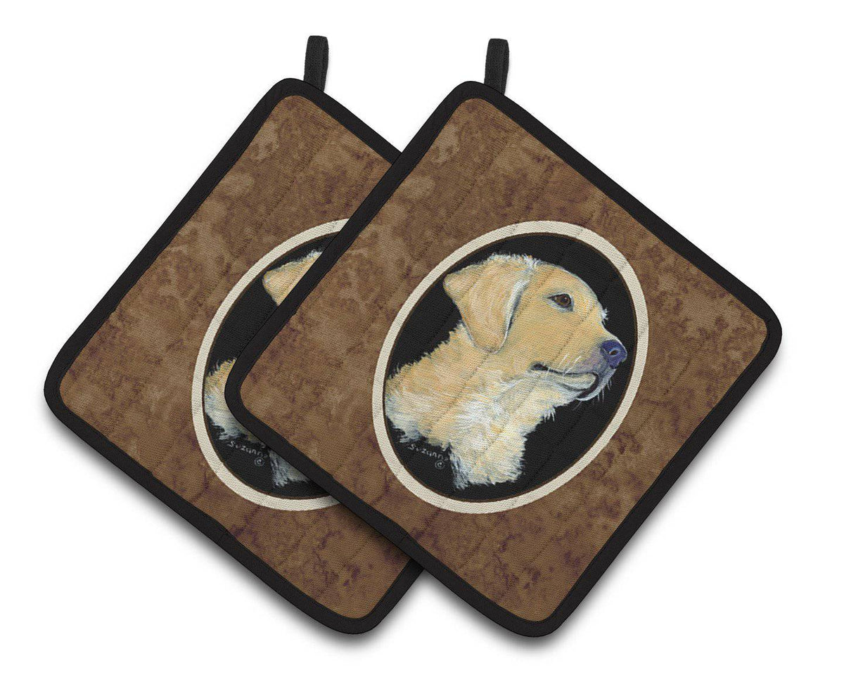 Golden Retriever Pair of Pot Holders SS8960PTHD - the-store.com