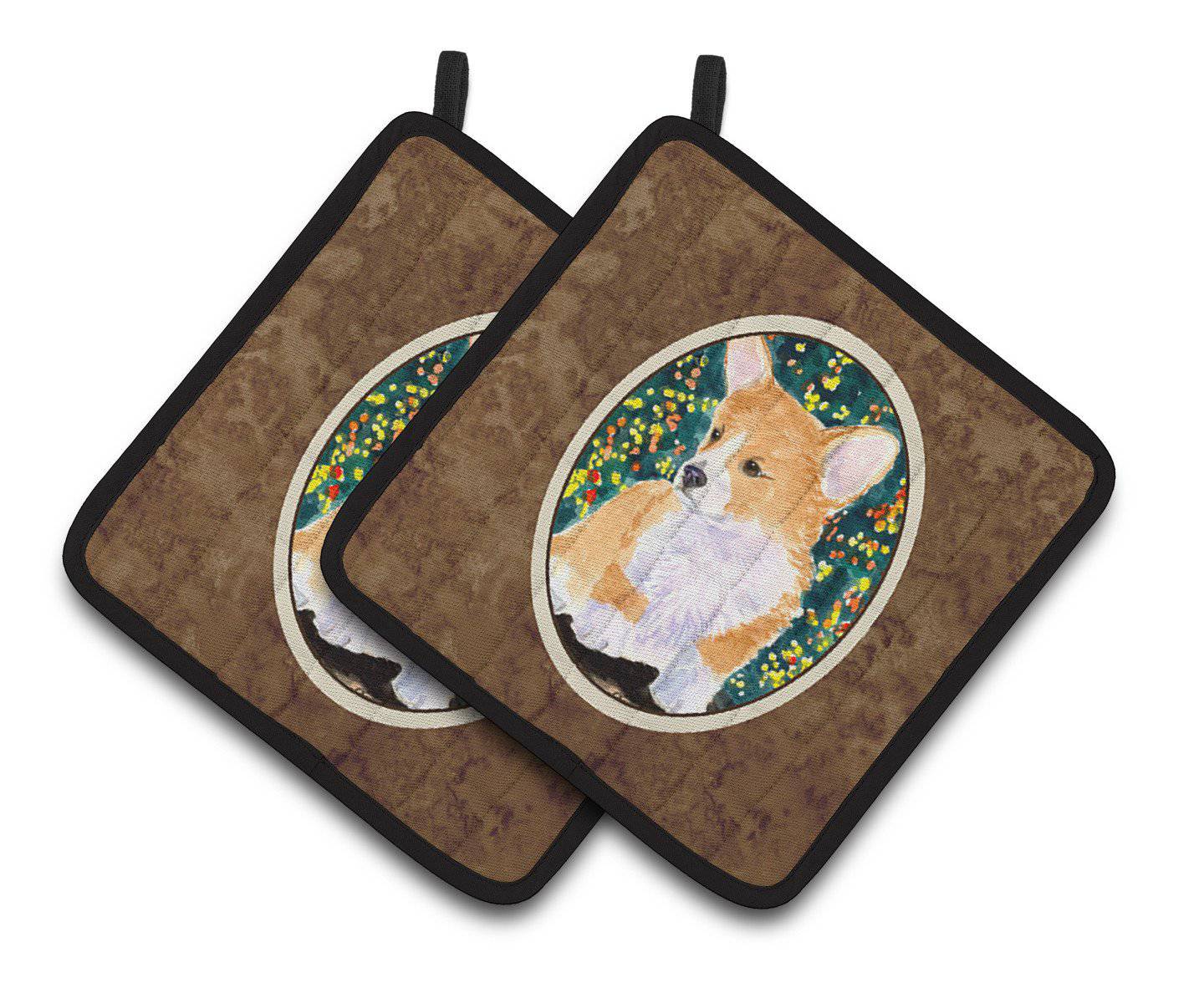 Corgi Pair of Pot Holders SS8967PTHD - the-store.com