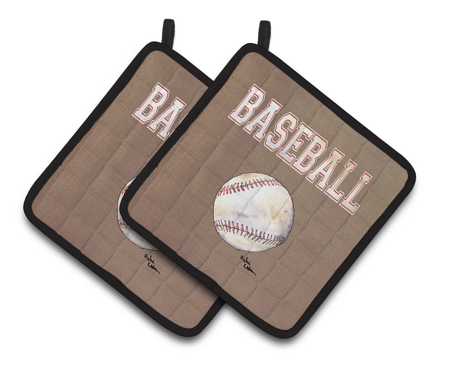 Baseball Pair of Pot Holders 8485PTHD - the-store.com