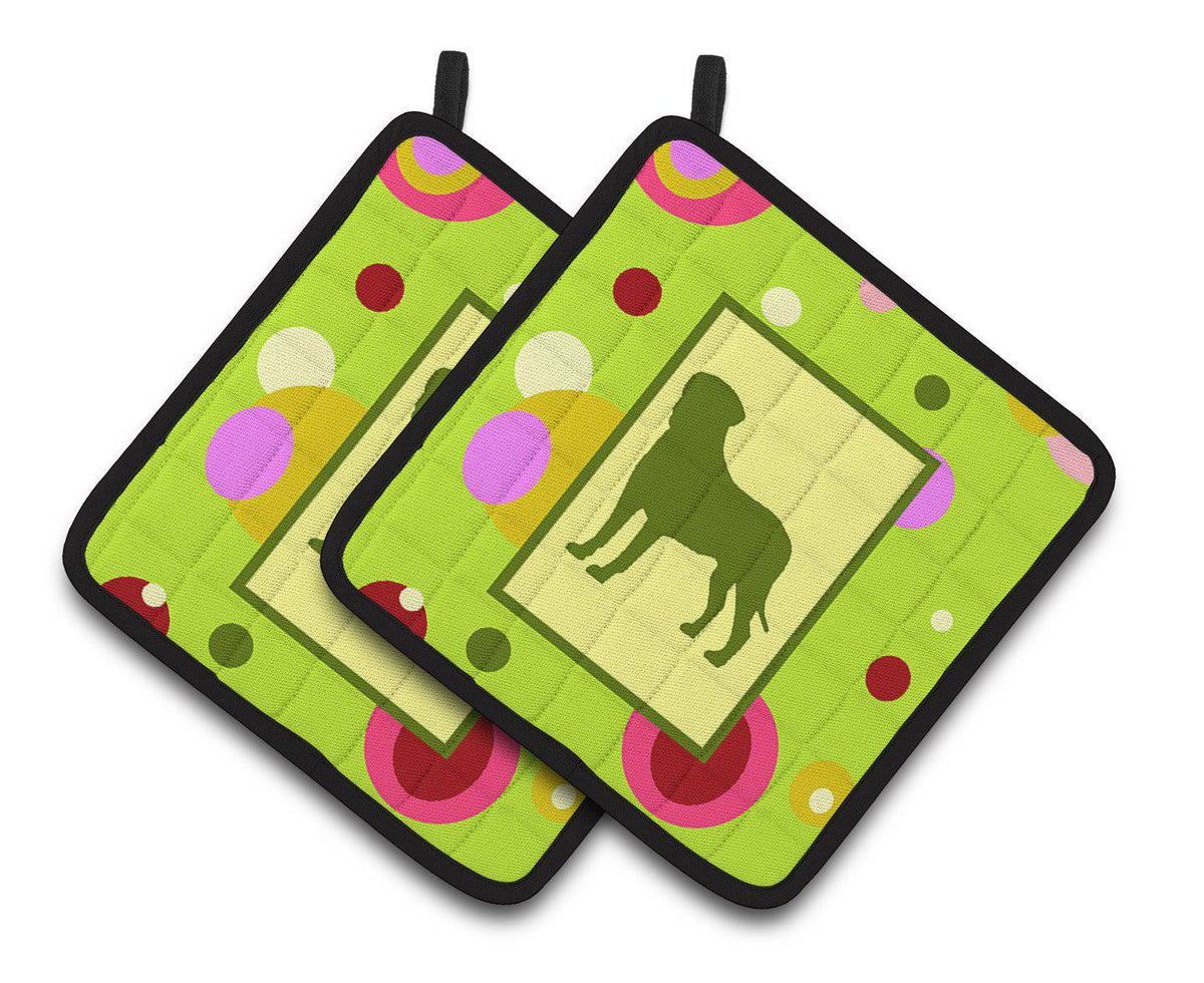 Bullmastiff Pair of Pot Holders CK1076PTHD - the-store.com