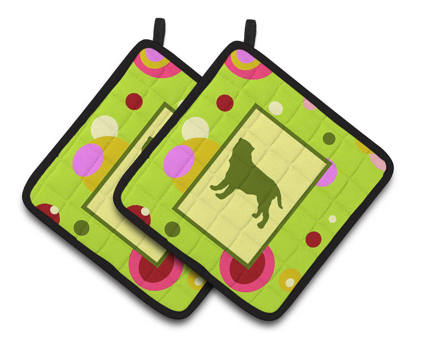 Neapolitan Mastiff  Pair of Pot Holders CK1088PTHD - the-store.com